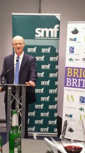 David Willetts speaking at our Bright Britain reception