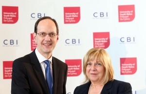 Julie Lydon and John Cridland, CBI Director-General