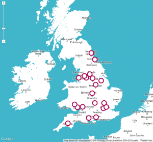 View our REF Map of Alliance universities