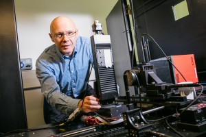 Professor Paul Evans work on X-ray imaging is improving travellers' safety and security (Credit: Nottingham Trent University)