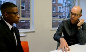 case-study-3-employer-insights-at-kingston-university-london-student-omar-gilbert-l-interviewing-magnus-willis-founding-partner-at-sparkler-r