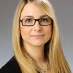 Dr Zeljka Krpetic, lecturer in Physical Chemistry and Michael Greenwood, DTA PhD student