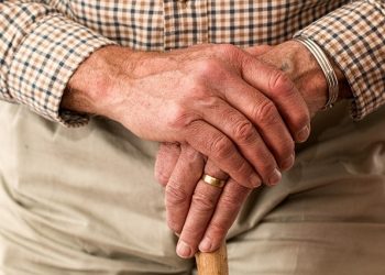 old man's hands