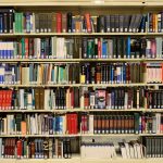library shelves