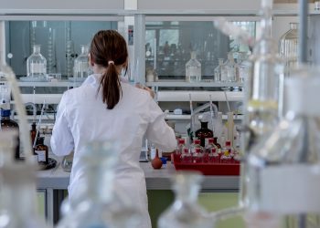 Scientist in lab