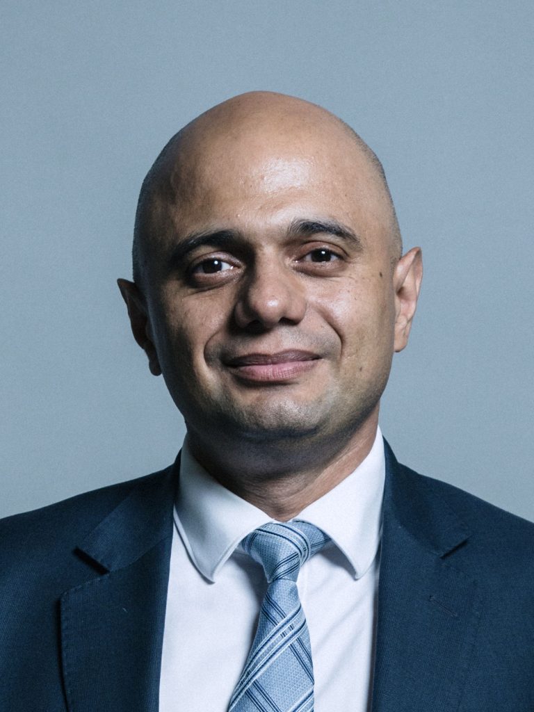 Chancellor Sajid Javid