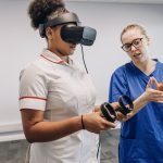 Using Virtual Reality headsets at Middlesex University