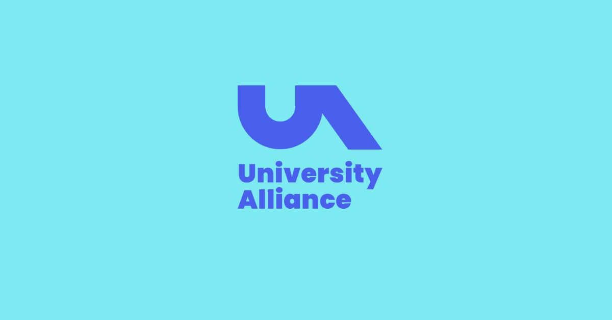 UA logo - light blue