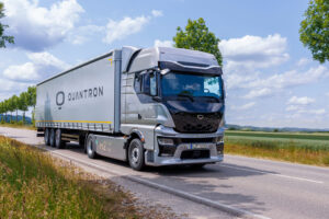 A vehicle used in the hydrogen transport hub