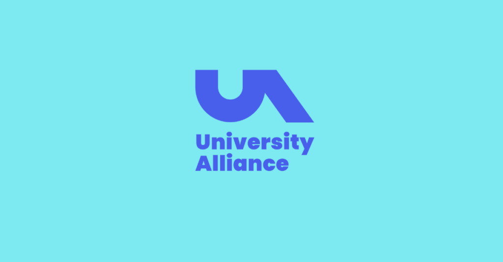 UA logo light blue